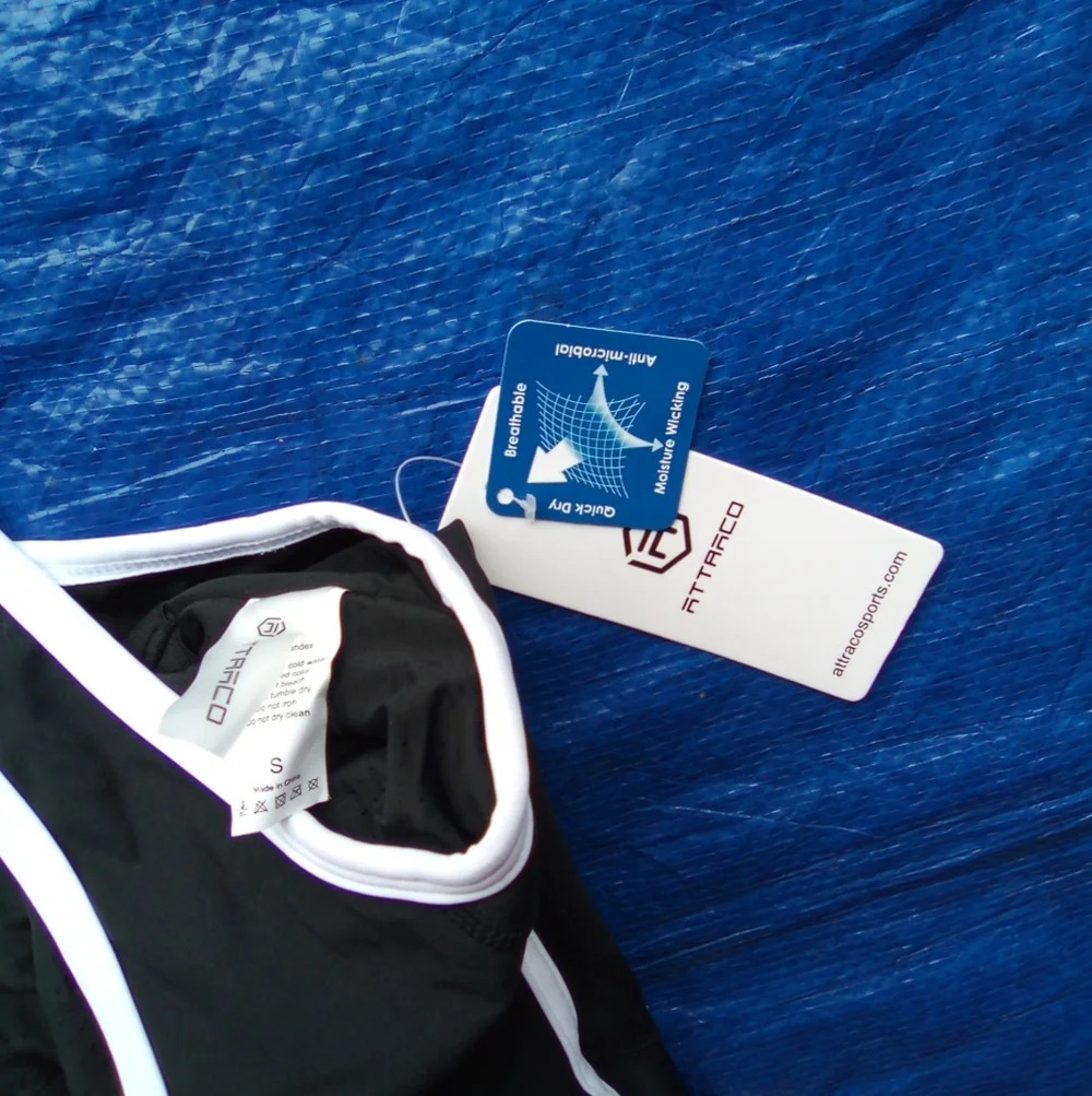 ATTRACO Black Dress with White Trim - Picture 3 of 8